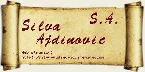Silva Ajdinović vizit kartica